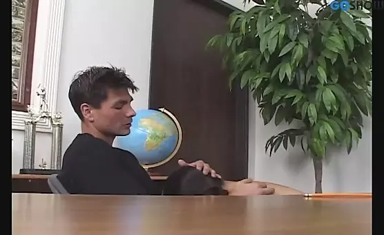 Hungry Student Gets Blown on Desk and Fucks