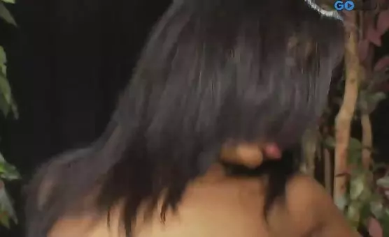 Naughty ebony enjoys a sloppy rimjob and more in this raunchy encounter